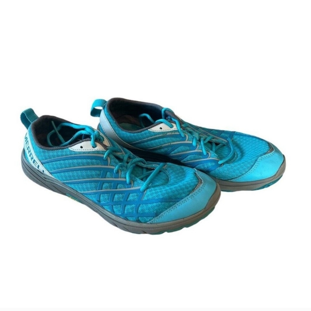 Merrell Bare Access Arc 2 Womens Size 8.5 Shoes Vibram Aqua Blue Trail Running